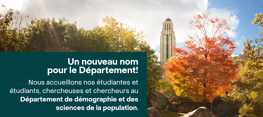 Un nouveau nom pour le Département!